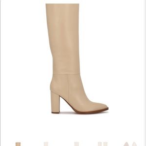 Nine West Hiya boots in Cream